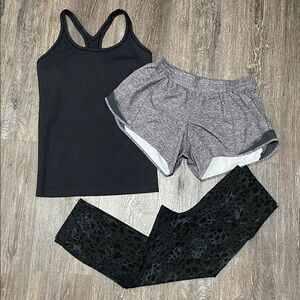 EUC Lululemon 3-piece Matching Bundle. Size 8